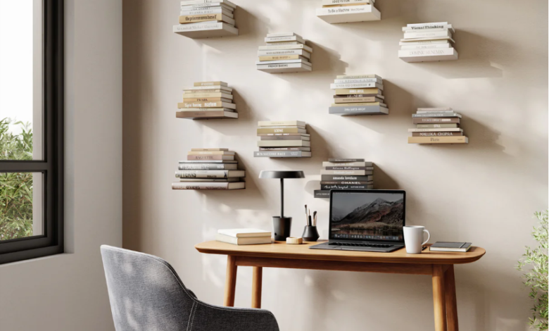 Floating Bookshelves Ideas for Modern Space Saving Interiors
